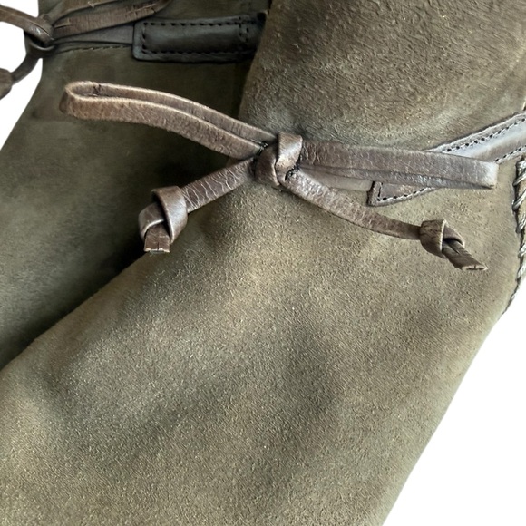 Bussola Brown Taupe Ankle Booties Size 8.5 - Picture 8 of 9